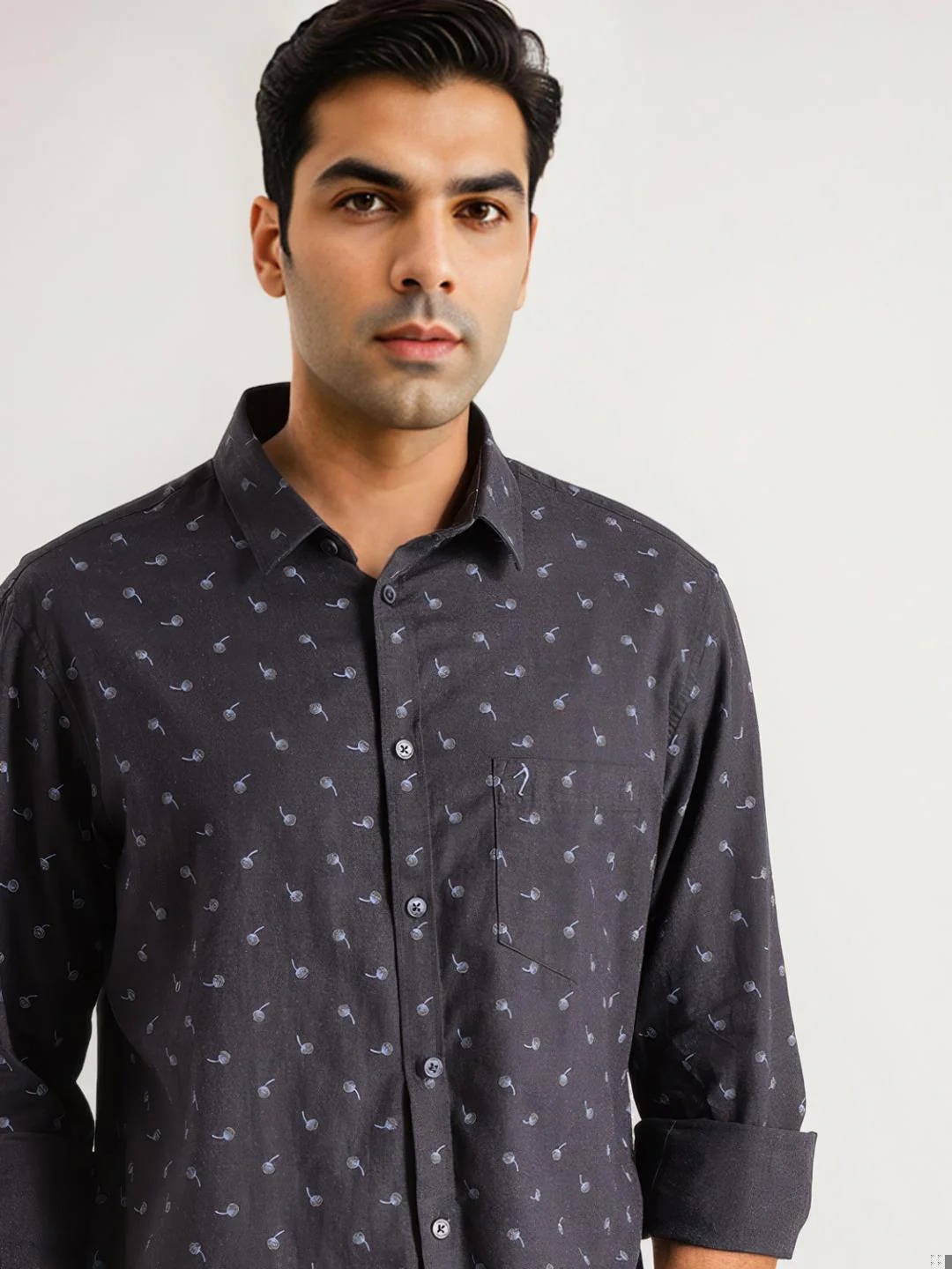 Indian Terrain Men Navy Shirt